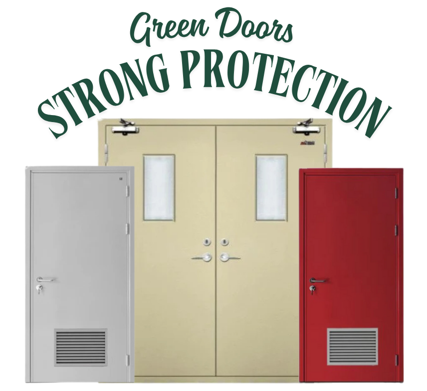 Image showcasing Home - Green Fire Doors